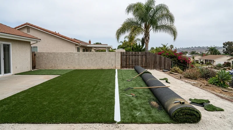 Residential Artificial Grass Installation San Diego